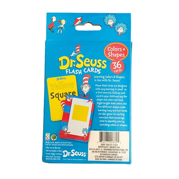 NIB Numbers and Colors & Shapes Flashcards - Picture 3 of 5